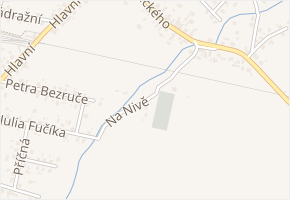 Na Nivě v obci Štítina - mapa ulice