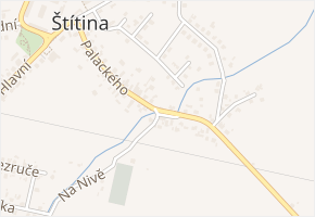 Palackého v obci Štítina - mapa ulice