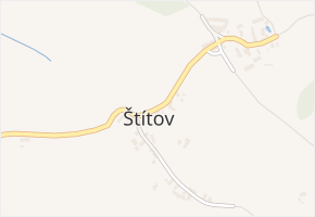 Štítov v obci Štítov - mapa části obce