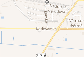 Karlovarská v obci Stochov - mapa ulice