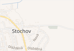 Lidická v obci Stochov - mapa ulice