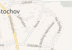 Nová v obci Stochov - mapa ulice