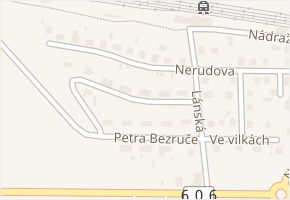 Petra Bezruče v obci Stochov - mapa ulice