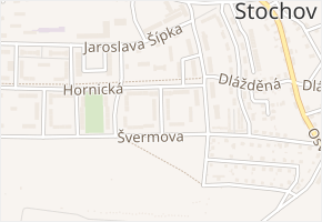 Pionýrů v obci Stochov - mapa ulice