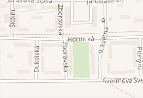 Zborovská v obci Stochov - mapa ulice