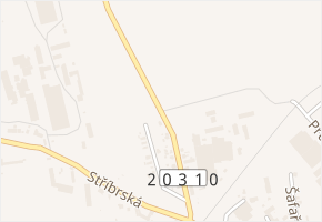 Kotovická v obci Stod - mapa ulice