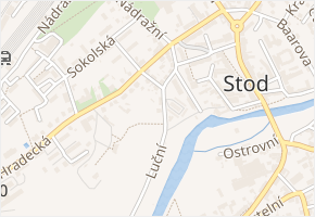 Luční v obci Stod - mapa ulice