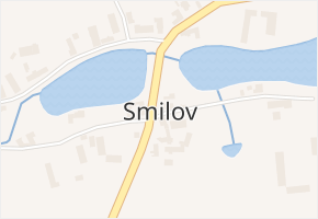 Smilov v obci Štoky - mapa části obce