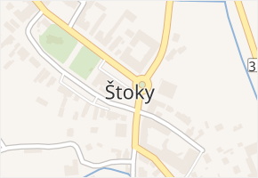 Štoky v obci Štoky - mapa části obce