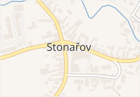 Stonařov v obci Stonařov - mapa části obce