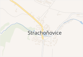 Strachoňovice v obci Strachoňovice - mapa části obce