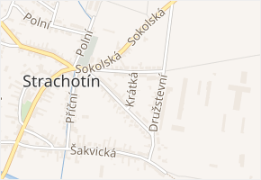 Krátká v obci Strachotín - mapa ulice