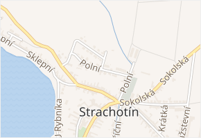 Polní v obci Strachotín - mapa ulice