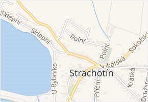 Pouzdřanská v obci Strachotín - mapa ulice