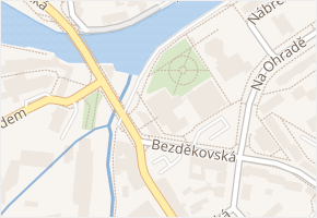 Bezděkovská v obci Strakonice - mapa ulice