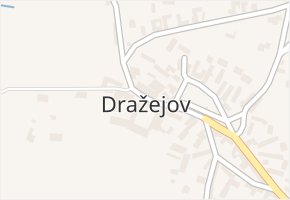 Dražejov v obci Strakonice - mapa části obce