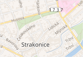 Hrnčířská v obci Strakonice - mapa ulice