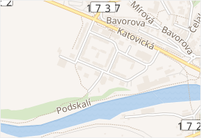 Kosmonautů v obci Strakonice - mapa ulice