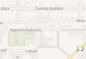 Na Jezárkách v obci Strakonice - mapa ulice