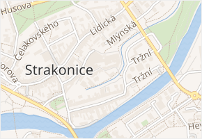Na Ostrově v obci Strakonice - mapa ulice
