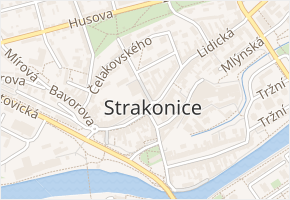 Na Stráži v obci Strakonice - mapa ulice