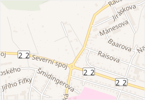 Nad Radomyšelskou v obci Strakonice - mapa ulice
