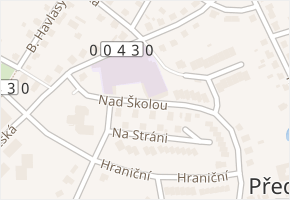 Nad Školou v obci Strakonice - mapa ulice