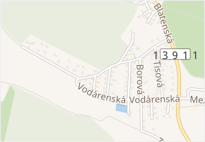 Pod Hájovnou v obci Strakonice - mapa ulice