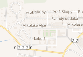 Rybniční v obci Strakonice - mapa ulice