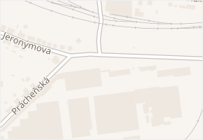 Tovární v obci Strakonice - mapa ulice