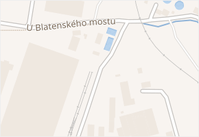U Blatenského mostu v obci Strakonice - mapa ulice
