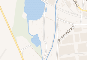 U Blatského rybníka v obci Strakonice - mapa ulice