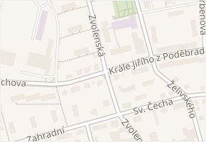 Zvolenská v obci Strakonice - mapa ulice