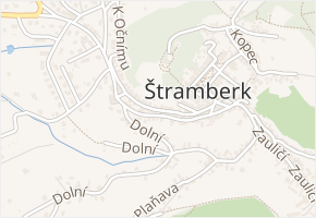 Horní Bašta v obci Štramberk - mapa ulice