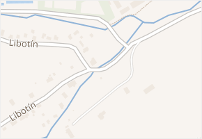 Libotín v obci Štramberk - mapa ulice