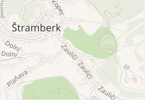 Vrchní cesta v obci Štramberk - mapa ulice