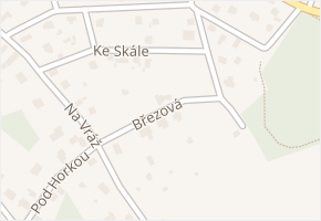 Březová v obci Strančice - mapa ulice