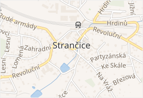 K Pískovně v obci Strančice - mapa ulice