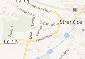 Ke Hřišti v obci Strančice - mapa ulice