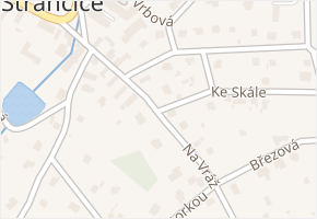 Na Vráž v obci Strančice - mapa ulice