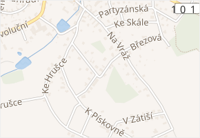 Pod Horkou v obci Strančice - mapa ulice