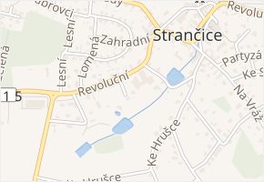 Slepá v obci Strančice - mapa ulice