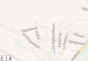 Slunečná v obci Strančice - mapa ulice
