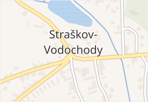 Straškov v obci Straškov-Vodochody - mapa části obce