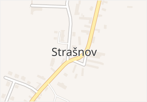 Strašnov v obci Strašnov - mapa části obce