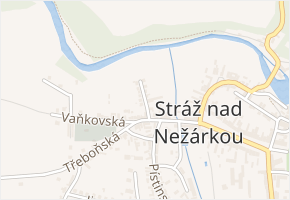 Chmelnice v obci Stráž nad Nežárkou - mapa ulice
