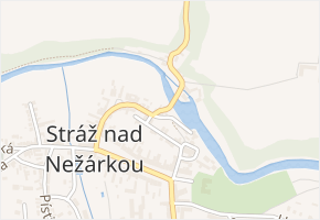 Mostní v obci Stráž nad Nežárkou - mapa ulice