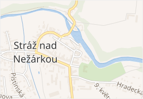 Ruská v obci Stráž nad Nežárkou - mapa ulice