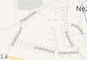 Třeboňská v obci Stráž nad Nežárkou - mapa ulice