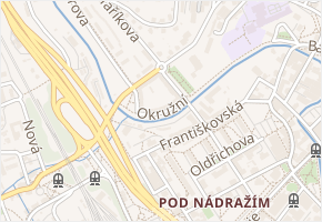 Okružní v obci Stráž nad Nisou - mapa ulice
